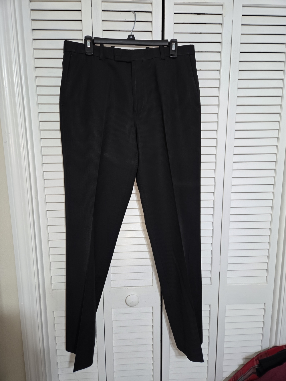 International Concepts Dress Pants in Black Waist 32 Wool Blend